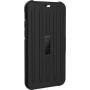 Introducing the UAG Urban Armor Gear Metropolis Apple iPhone 11 Pro in sleek black, designed to provide ultimate protection whil