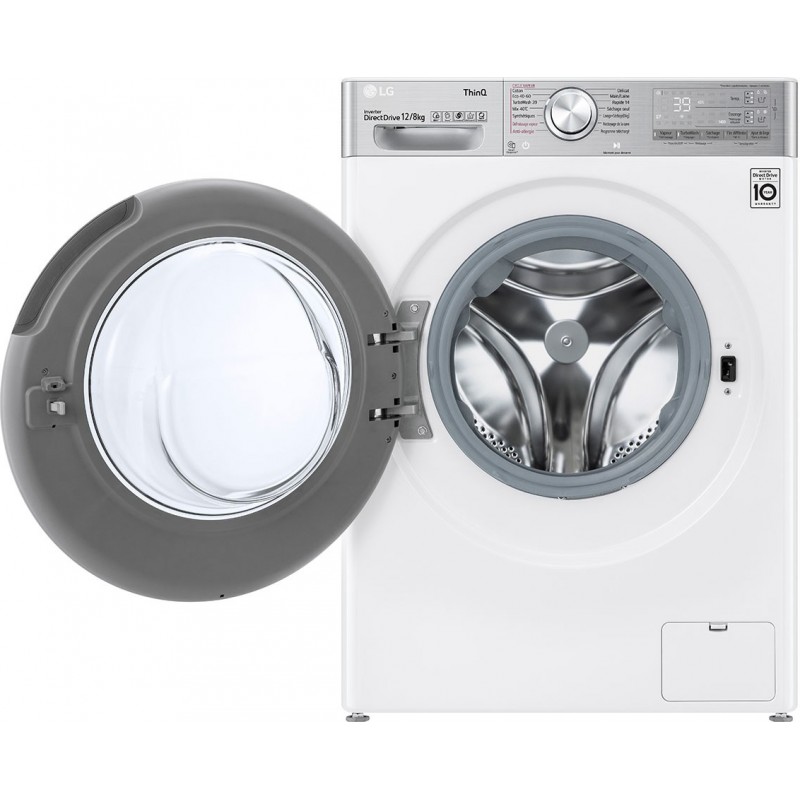 LG Cyprus,  LG F4DV912H2EA washer dryer 12 / 8Kg E,  Freestanding Washer Dryers, Laundry, LG, bestbuycyprus.com, washing, drying