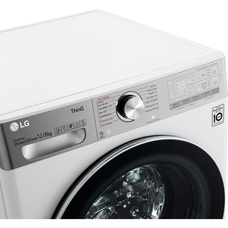 LG Cyprus,  LG F4DV912H2EA washer dryer 12 / 8Kg E,  Freestanding Washer Dryers, Laundry, LG, bestbuycyprus.com, washing, class,
