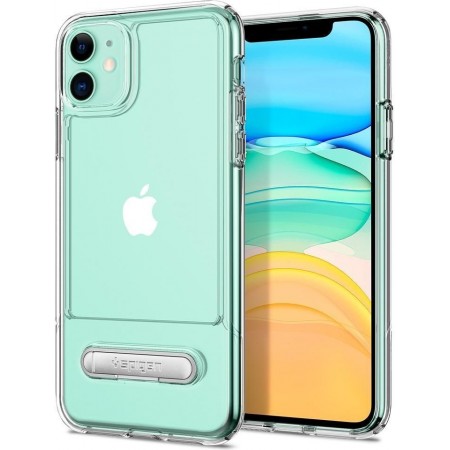 Introducing the Spigen Slim Armor Essential S Apple iPhone 11 Crystal Clear case – the ultimate blend of style, durability, and 
