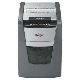 Introducing the Rexel Optimum AutoFeed 100X Automatic Cross Cut Paper Shredder, the ultimate solution for efficient and secure d