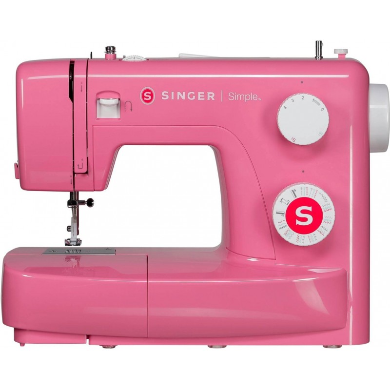 SINGER Cyprus,  Singer Simple 3223 red,  Sewing Machines, Appliances, SINGER, bestbuycyprus.com, stitch, straight, stretch, edge