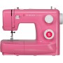 Singer Simple 3223 Sewing Machine in a vibrant red color, a versatile and user-friendly device that makes sewing a breeze.