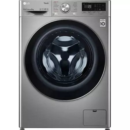 LG F4WV708S2TE washing machine Front-load 8kg 1400 RPM A Silver