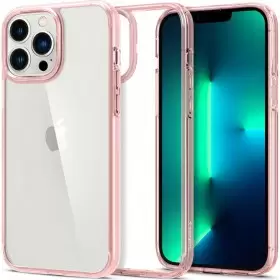 Introducing the Spigen Ultra Hybrid Apple iPhone 13 Pro Max Rose Crystal – the ultimate fusion of style and functionality.