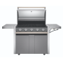 Beefeater 1500 Series - 5 Burner BBQ & Side Burner Trolley