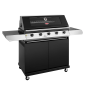 Beefeater 1200E Series - 5 Burner BBQ & Side Burner Trolley