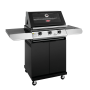 Beefeater 1200E Series - 3 Burner BBQ & Side Burner Trolley