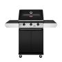 Beefeater 1200E Series - 3 Burner BBQ & Side Burner Trolley