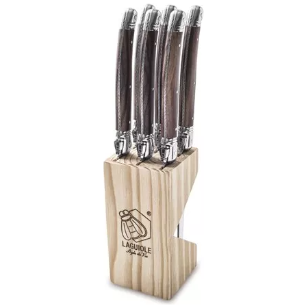 Style de Vie Premium Line Steak knives Dark Wood 1.