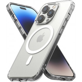 Introducing the innovative Ringke Fusion Magnetic Apple iPhone 14 Pro Max Matte Clear case – the ultimate fusion of style and fu
