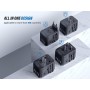 Universal Travel Adapter & Wall Charger AC Plug Adaptor with 5.6A Smart Power and 3.