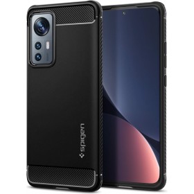 Introducing the Spigen Rugged Armor Xiaomi 12/12X Matte Black case, the ultimate fusion of style and protection for your Xiaomi 