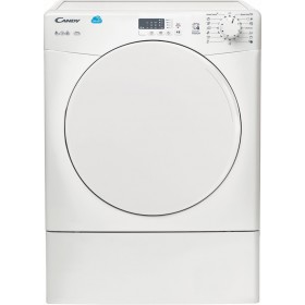 Introducing the Candy Smart CS V8LF-S tumble dryer, the perfect addition to any modern laundry room.