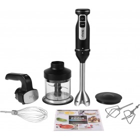 Introducing the Ninja Foodi 3-in-1 Hand Blender, Mixer & Chopper CI100EU – the ultimate kitchen companion designed to simplify y