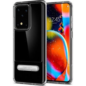 Introducing the Spigen Slim Armor Essential S Galaxy S20 Ultra Crystal Clear case, the perfect companion for your beloved smartp