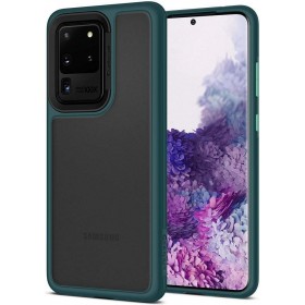 Introducing the Spigen Ciel Color Brick Galaxy S20 Ultra Forest Green case, the perfect blend of style and protection for your v