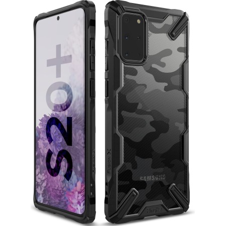 Ringke Fusion-X Design Samsung Galaxy S20+ Plus Camo Black