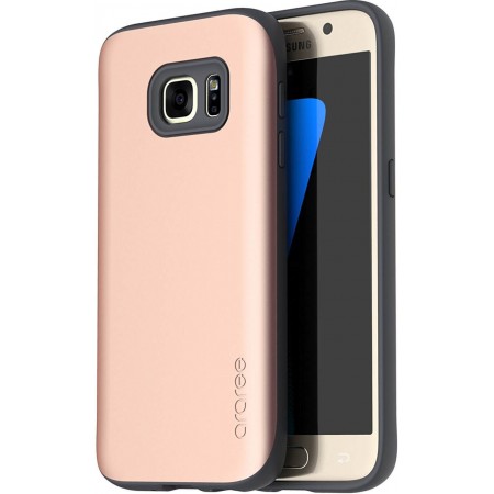 Introducing the Araree Galaxy S7 Case Amy Hard Back Case in stunning Champagne Gold. This premium protective case is designed to