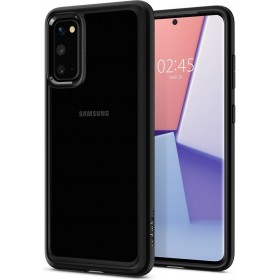 Introducing the Spigen Ultra Hybrid Galaxy S20 Case in a sleek Matte Black finish, the ultimate protection for your valuable dev