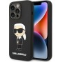 Karl Lagerfeld KLHCP14XSNIKBCK Apple iPhone 14 Pro Max hardcase black Silicone Ikonik