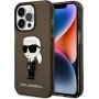 Karl Lagerfeld KLHCP14XHNIKTCK Apple iPhone 14 Pro Max black hardcase Ikonik