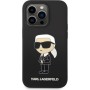 Karl Lagerfeld iPhone 14 Pro Case - Black Silicone