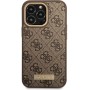 Guess GUHMP14XU4GPRW Apple iPhone 14 Pro Max brown hard case 4G Logo Plate MagSafe