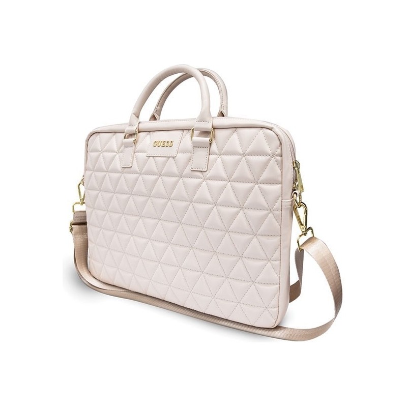 GUESS Cyprus,  Guess GUCB15QLPK 15" pink Quilted,  Designer Accessories, Home, GUESS, bestbuycyprus.com, guess, perfect, phone, 