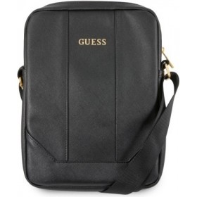 GUESS Cyprus,  Guess GUTB10TBK 10" black Saffiano,  Designer Accessories, Home, GUESS, bestbuycyprus.com, guess, perfect, case, 