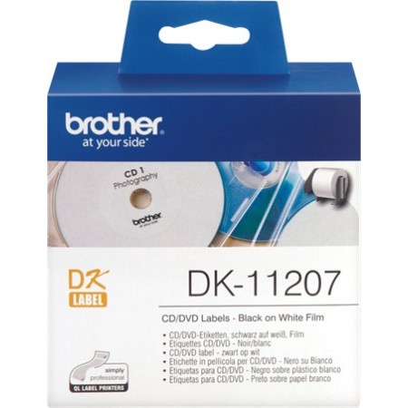 Brother DK11207(D) CD/DVD labels 100/Roll (24mm)