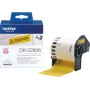 Brother DK22606(D) Yellow Continuous Length Film Tape (62mm x 15.