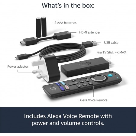 Buy  Fire TV Stick 4K Max streaming device Wi-Fi 6 Alexa Voice Remote  Online