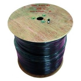 10.3 mm Coaxial Cable. Impedance (Î©) 75 +/- 3 Ohms. Nominal attenuation (dB/100m) 47MHz 2,9 175MHz 5,2 470MHz 8,6 862MHz 12,3 9