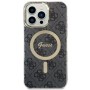 Guess GUHMS23SH4STK Samsung Galaxy S23 black hardcase 4G MagSafe