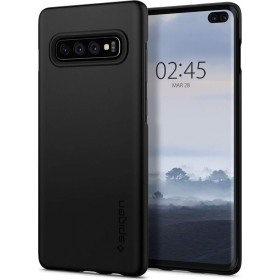 Introducing the Spigen Thin Fit Samsung Galaxy S10 Plus Black case, the ultimate protection for your valuable smartphone.