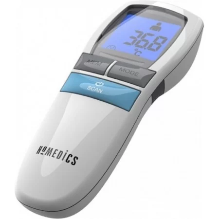 Introducing the HoMedics TE-200 No Touch Infrared Thermometer, a cutting-edge device designed to ensure accurate and convenient 
