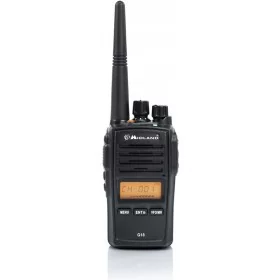 PMR446 Transceiver. 16 PMR446 channels: 8+8 pre-programmed. Up to 12km in open space. IP67 Waterproof, Dustproof. Aluminium Chas