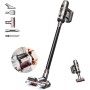 Puppyoo T12 Mate Cordless Vacuum Cleaner Strong Suction & Double Roller Brush