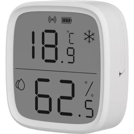 SONOFF Zigbee Indoor Temperature Humidity Sensor, SNZB-02D LCD Zigbee Thermometer Hygrometer, Works with Alexa & Google Home for Remote Monitoring