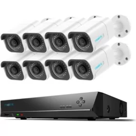 Introducing the Reolink KIT 16xChNVR 8x8MP Bullet 4TB RLK16-800B8-8MP, a cutting-edge surveillance solution that brings unmatche