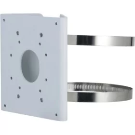 Introducing the Dahua Junction Pole Mount Bracket PFA156 – the perfect solution for securely mounting your Dahua surveillance ca