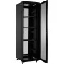 32U 19&#39;&#39; Free Standing Cabinet. Dimensions: 1000 x 600 x 1592. Fully Perforated Front and Back Doors for better ventilat