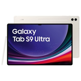 Introducing the Samsung Galaxy Tab S9 Ultra X916B 5G 14.6 - the ultimate tablet experience in a sleek and stylish Beige design.