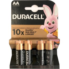 Introducing the Duracell Alkaline Batteries AA 4pcs, the ultimate power source for all your electronic devices!