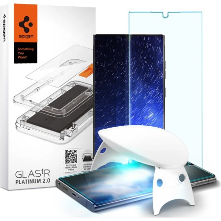 Spigen Galaxy S22 Ultra 5G Screen Protector Platinum Tray