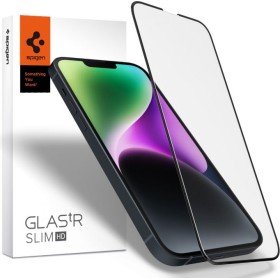 Introducing the Spigen iPhone 14 / iPhone 13 Pro / iPhone 13 Full Cover HD Tempered Glass, the ultimate screen protector designe
