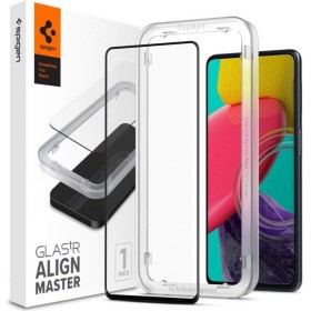 Introducing the Spigen GLAS.tR Slim AlignMaster Samsung Galaxy M53 5G Screen Protector, now available at Best Buy Cyprus.