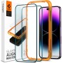 Introducing the Spigen GLAS.tR Slim AlignMaster Apple iPhone 14 Pro Max Black [2 PACK], the ultimate solution to protect your pr