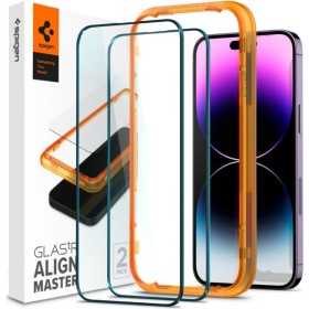 Introducing the Spigen iPhone 14 Pro AlignMaster Full Coverage Tempered Glass, the ultimate solution to protect your valuable de